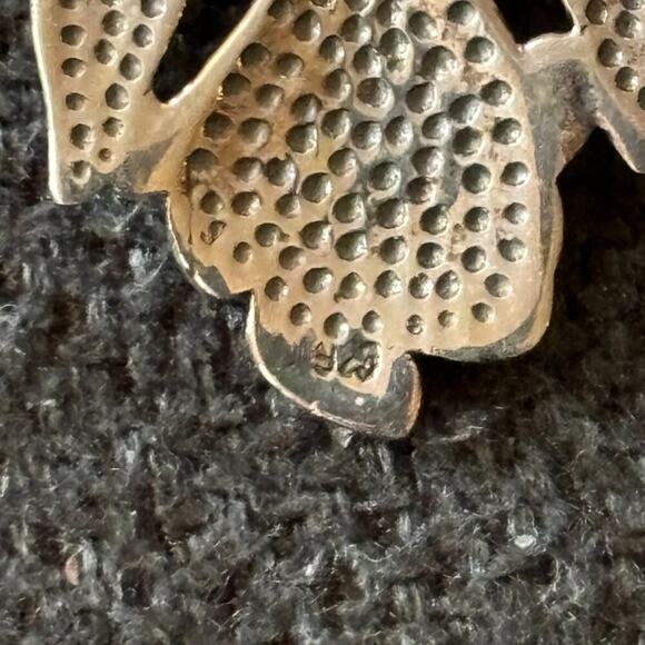 VTG Sterling Silver Art Nouveau Fairy Forklore Pendant  Stamped 925 - Picture 5 of 7